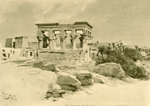 Il tempio di Iside e il chiosco di Traiano sull