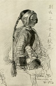 Tschan-Fa - Ragazza cinese, Hong Kong da Christian Wilhelm Allers