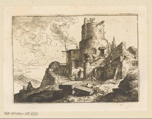 Paesaggio con torre di vedetta