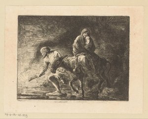 Fuga in Egitto da Christian Wilhelm Ernst Dietrich