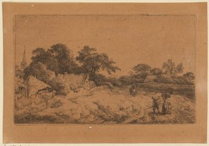 Weg hinter dem Dorf da Christian Wilhelm Ernst Dietrich
