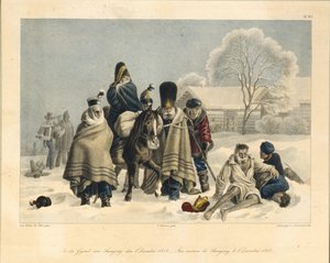 Vicino a Smarhon il 3 dicembre 1812 da Christian Wilhelm Faber du Faur von