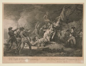La morte del generale Montgomery di Quebec