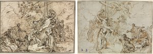 La Deposizione (recto) e (verso) da Christian Wink