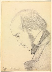 Ritratto di William Michael Rossetti da Christina Georgina Rossetti