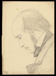 Ritratto di William Michael Rossetti da Christina Georgina Rossetti