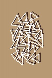 Triangoli geometrici sovrapposti da Christina Sillen