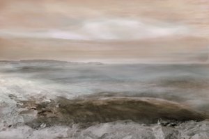 La serenità della costa avvolta dalla nebbia da Christina Sillen