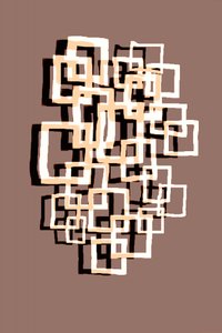 Quadrati geometrici sovrapposti
