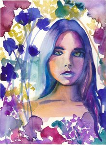 Donna dai fiori da sogno da Christine Lindstrom