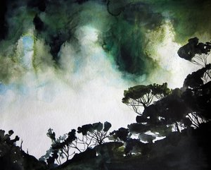 Il cielo della foresta di Moody da Christine Lindstrom