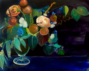 Viva natura floreale dai colori vivaci da Christine Lindstrom