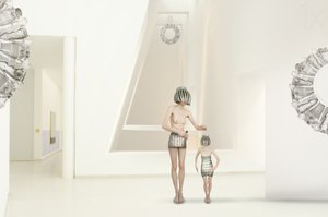 Figure minimaliste e futuristiche