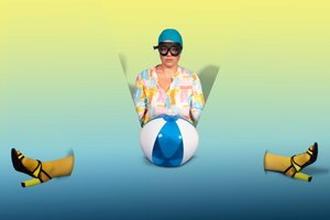 Pop art estiva dai colori vivaci da Christine von Diepenbroek