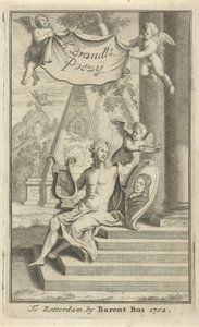Apollo con ritratto di Caspar Brandt da Christoffel Lubienitzki