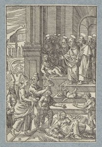 Anania e Saffira da Christoffel van Sichem (II)