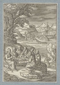 Cristo dà le chiavi del cielo a Pietro da Christoffel van Sichem (II)