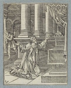 Pentimento e punizione di Davide da Christoffel van Sichem (II)