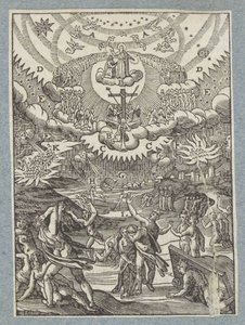 Enormi terrori sulla terra prima del Giudizio Universale da Christoffel van Sichem (II)
