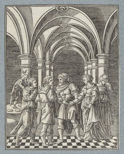 Matrimonio di Tobia e Sara da Christoffel van Sichem (II)