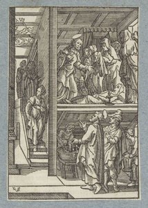 Resurrezione di Dorcas (Tabita) da Christoffel van Sichem (II)