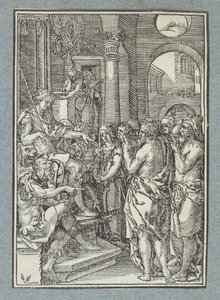 Anziani davanti al giudice da Christoffel van Sichem (II)