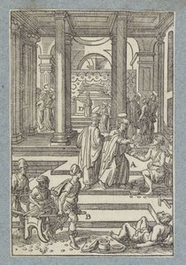 Pietro guarisce un paralitico da Christoffel van Sichem (II)
