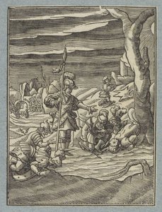 Selezione degli uomini di Gedeone da Christoffel van Sichem (II)