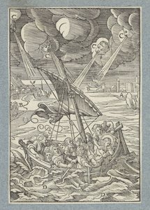 Tempesta sul Mare di Galilea da Christoffel van Sichem (II)
