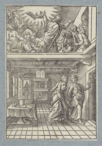 Discesa dello Spirito Santo da Christoffel van Sichem (II)