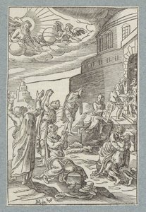 Perdona i nostri debiti, come noi li perdoniamo ai nostri debitori da Christoffel van Sichem (II)