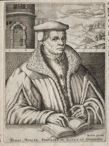 Ritratto di Thomas Müntzer, 1609 da Christoffel van Sichem