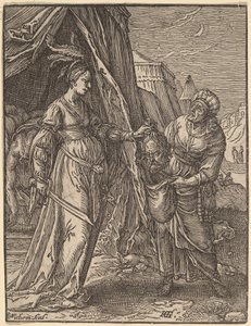 Giuditta con la testa di Oloferne da Christoffel van Sichem I, after Hendrik Goltzius