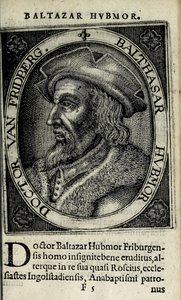 Balthasar Hubmaier, illustrazione da 