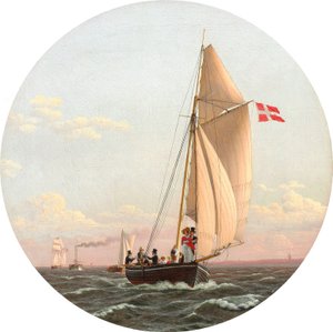 Danese: Vela da Copenaghen a Charlottenlund Vela da Copenaghen a Charlottenlund da Christoffer Wilhelm Eckersberg
