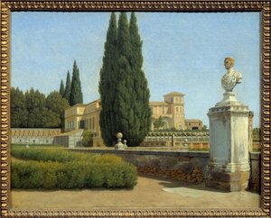 Nei giardini di Villa Albani da Christoffer Wilhelm Eckersberg