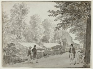 Relais, Avenue des Champs-Élysées, Parigi (recto); Scena della Vita di Ulisse (verso) da Christoffer Wilhelm Eckersberg