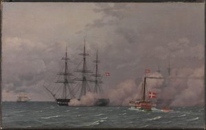 Il porto di Copenaghen il 1° maggio 1832 da Christoffer Wilhelm Eckersberg