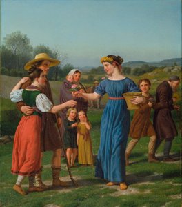"La fanciulla da lontano" Dal poema di Schiller da Christoffer Wilhelm Eckersberg