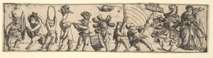 Fregio con bambini, 1531 da Christoph Bockstorffer