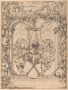 Design per una finestra (Scena di caccia)