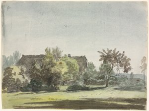 Cascina dietro gli alberi, c. 1790