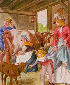 Visita alla stalla da Christophe (1856 1945)