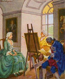 Sessione di ritratto nel castello