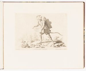 Tavola 3, La Lanterna Magica, Singeries ou différentes actions de la vie humaine représentées par des singes (Buffonate o Diverse Azioni della Vita Umana Rappresentate da Scimmie) da Christophe Huet