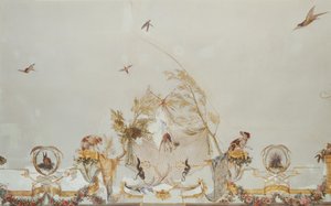 La Grande Singerie (dettaglio), c.1735 da Christophe Huet
