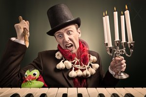 Cacciatore di vampiri spaventato