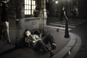 Solitudine notturna urbana da Christophe Kiciak