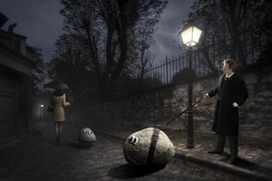 Una passeggiata stravagante tra i sassi domestici da Christophe Kiciak