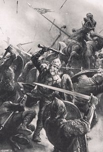 La Battaglia di Stamford Bridge, illustrazione da 